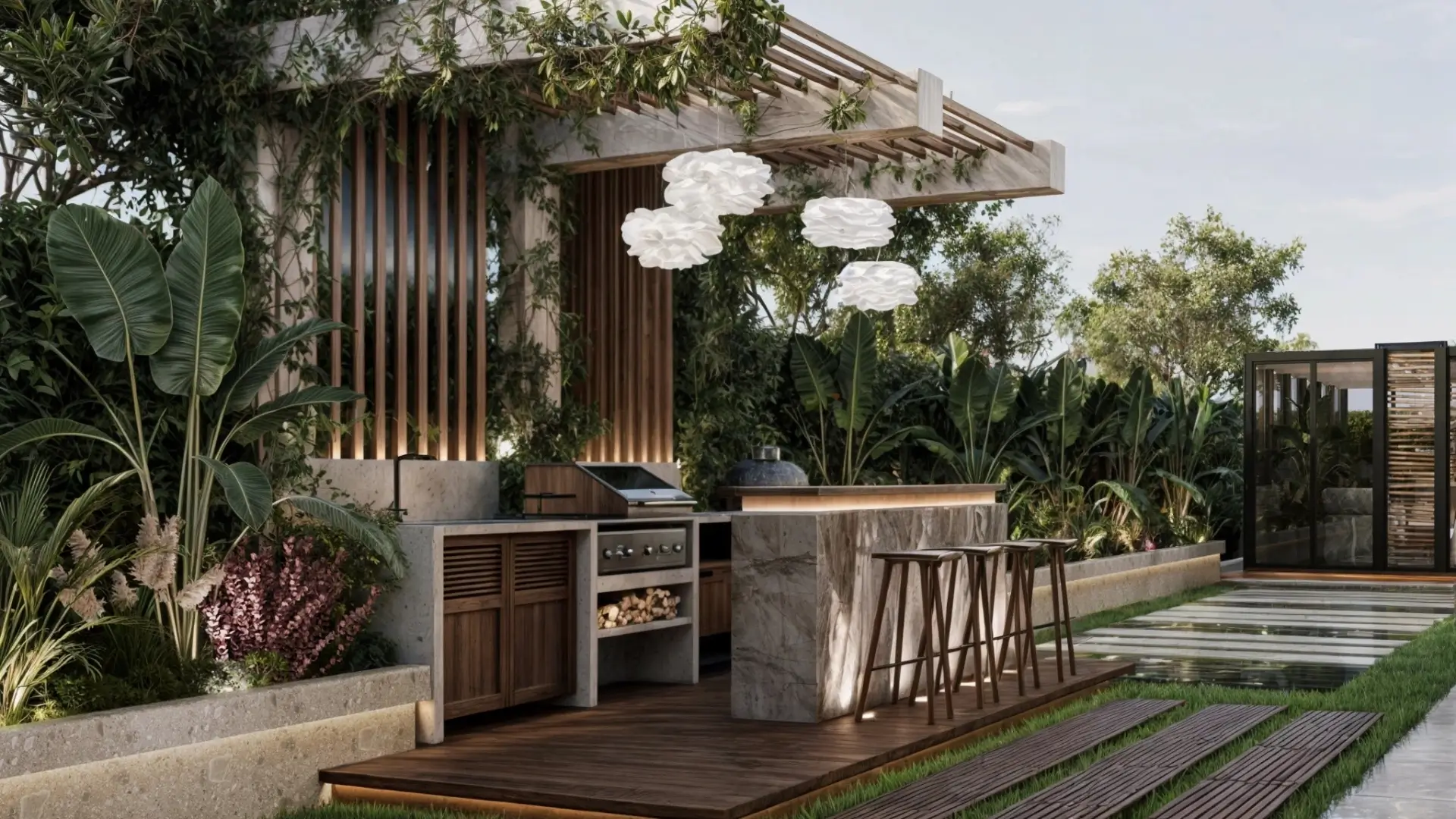 Multi Functional Outdoor Living Area