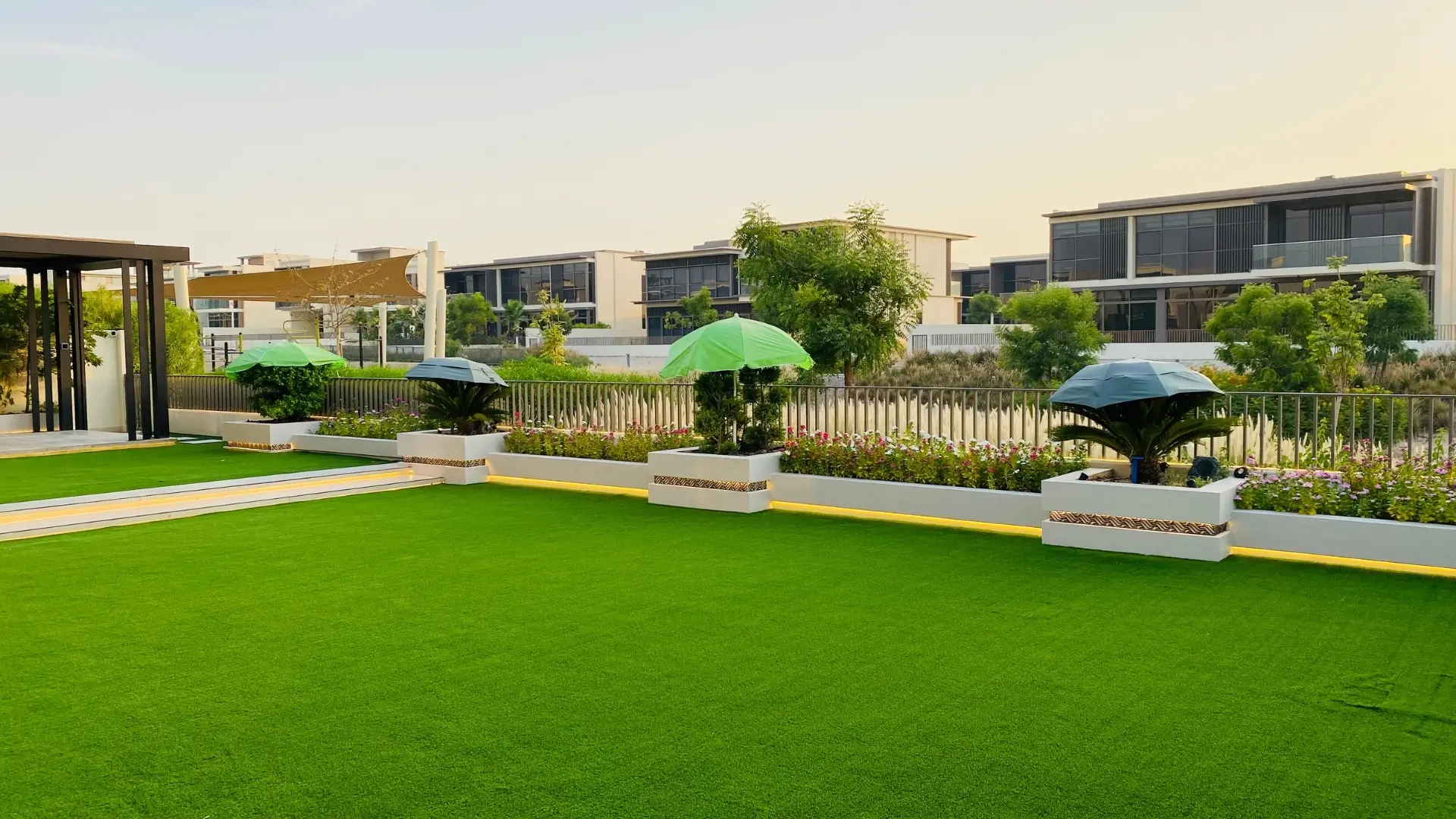 Heat Protection Ideas for Garden in Dubai
