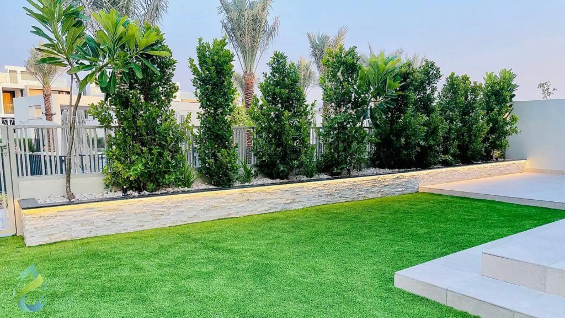 Dubai Hills Golf Grove Landscape Grass Installation Dubai
